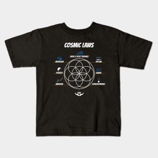 Seed of Life | Flower of Life connect with the hermetic laws Kids T-Shirt